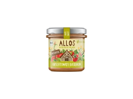 Allos aufs Brot Kirschtomate Basilikum