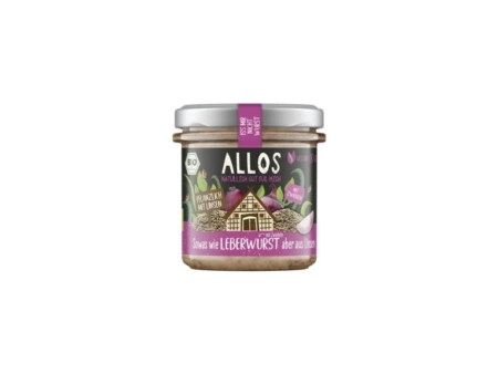 Allos Iss mir nicht Wurst Leberwurst mit Zwiebeln bio (135g)