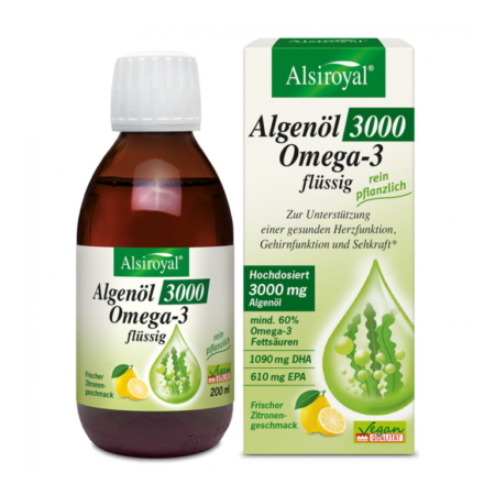 Alsiroyal Algenöl 3000 Omega-3 flüssig (200ml)