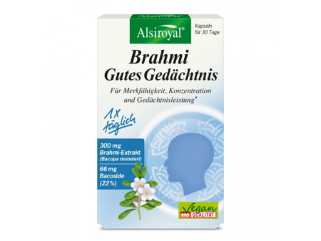Alsiroyal Brahmi Gutes Gedächtnis Kapseln