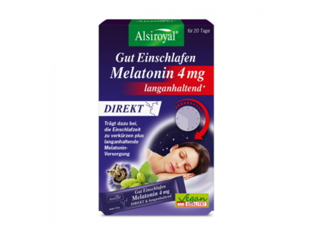Alsiroyal Gut Einschlafen Melatonin 4 mg Sticks