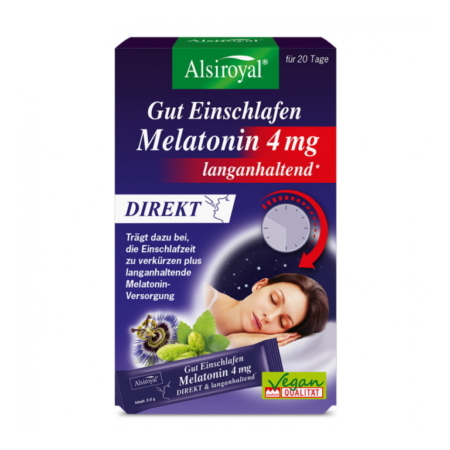 Alsiroyal Gut Einschlafen Melatonin 4 mg Sticks