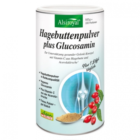 Alsiroyal Hagebuttenpulver plus Glucosamin (500g)