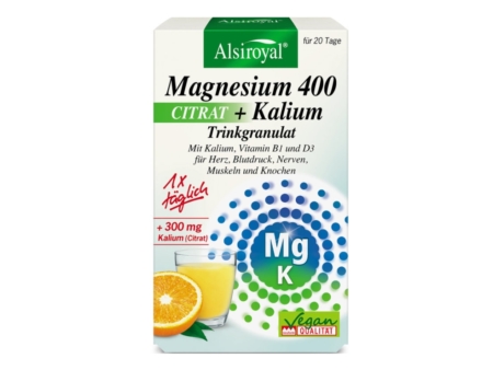 Alsiroyal Magnesium 400 CITRAT + Kalium Trinkgranulat