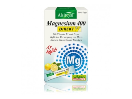 Alsiroyal Magnesium 400 DIREKT Zitrone (40 Sticks)