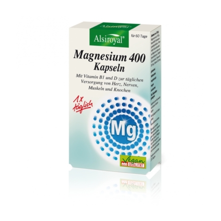 Alsiroyal Magnesium 400 Kapseln