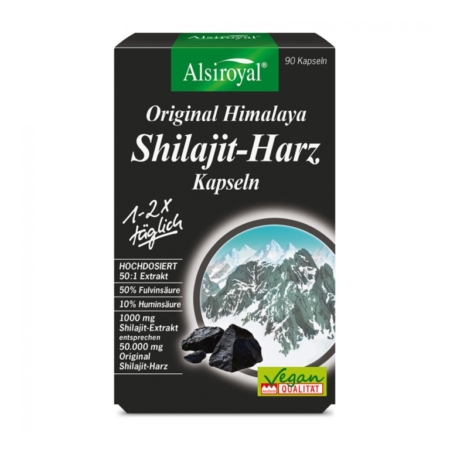Alsiroyal Original Himalaya Shilajit-Harz Kapseln (90 Kapseln)