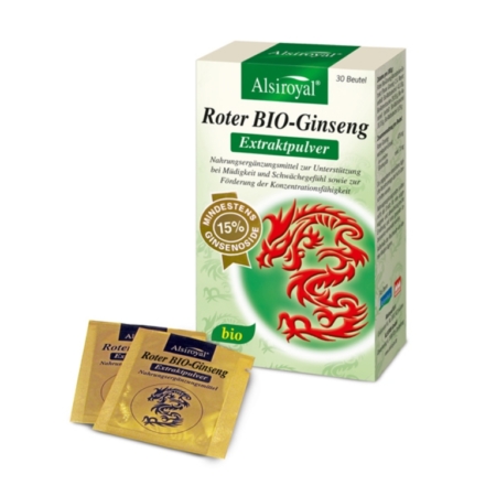 Alsiroyal Roter Bio-Ginseng Extraktpulver