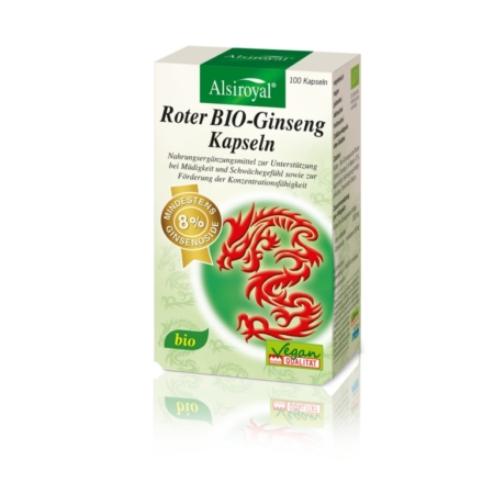 Alsiroyal Roter Bio-Ginseng Kapseln