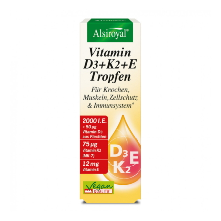 Alsiroyal Vitamin D3+K2+E Tropfen (15 ml)