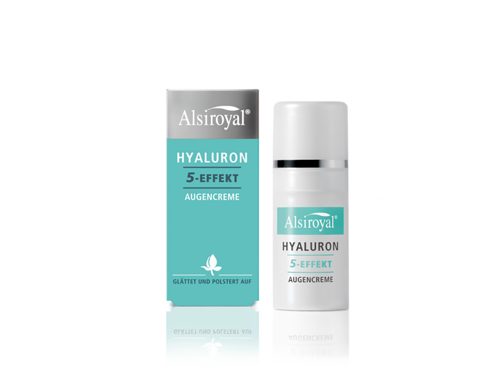 Alsiroyal Hyaluron 5 Effekt Augencreme 15ml Krauterhaus Klocke