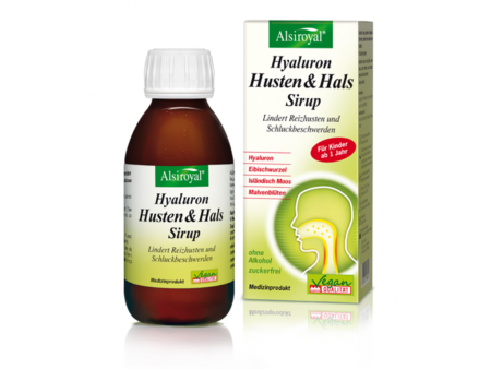 Alsiroyal Hyaluron Husten- und Hals Sirup