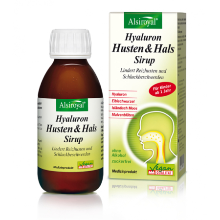 Alsiroyal Hyaluron Husten- und Hals Sirup