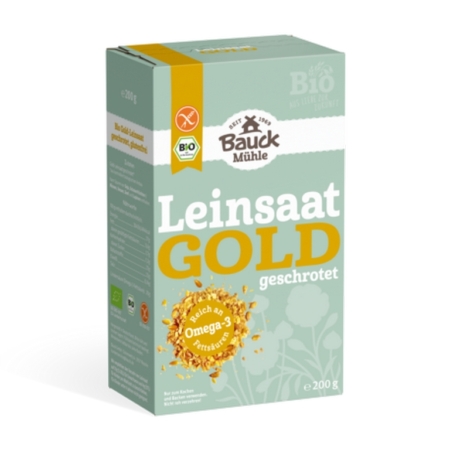 Bauck Hof Leinsaat Gold geschrotet Bio (200 g)