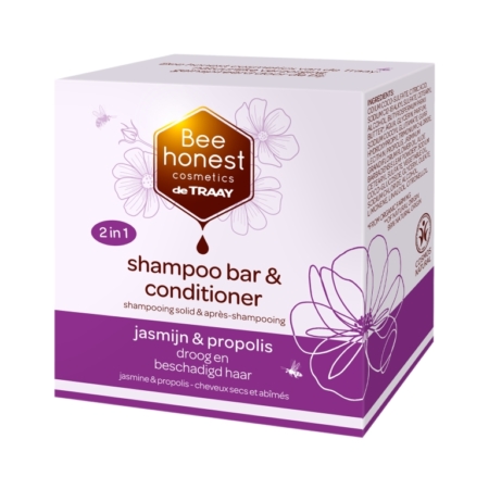 Beehonest Shampoo bar & conditioner Jasmin und Propolis