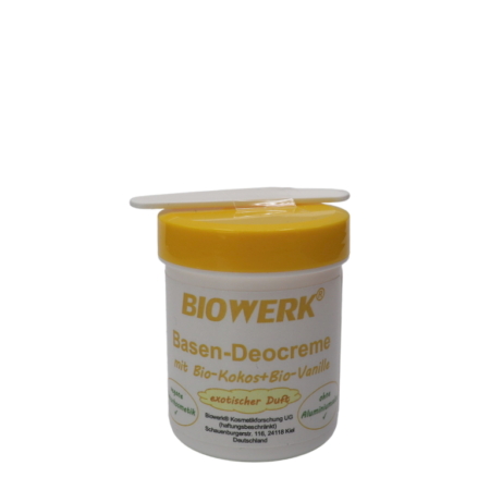 Biowerk Basen-Deocreme mit Bio-Koko und Bio-Vanille (50 ml)