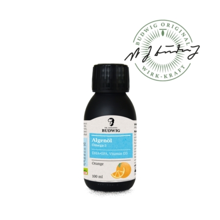 Dr. Budwig´s Omega-3 Algenöl Orange (100ml)