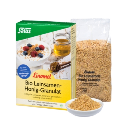 Salus Linomel Leinsamen-Honig-Granulat bio (250g)