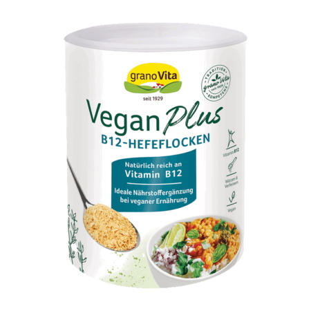 granoVita Vegan Plus B12-Hefeflocken (160g)
