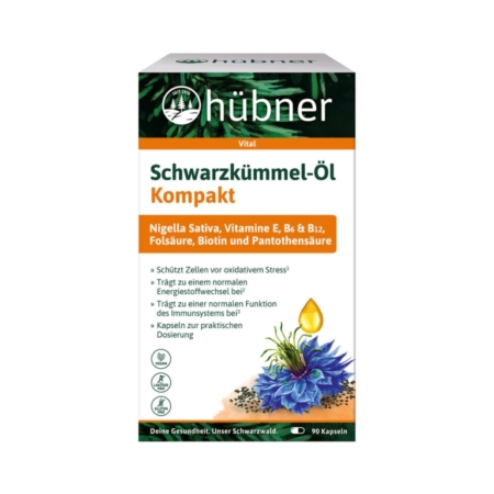 Hübner Schwarzkümmel-Öl Kompakt (90 Kapseln)