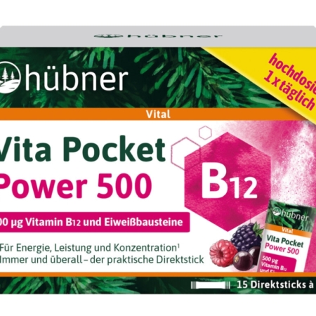 Hübner Vita Pocket Power 500 (15 Sticks)
