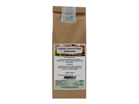 Klockes Ingwer-Lemon-Fresh Kräutertee
