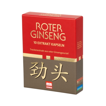 KGV Roter Ginseng Pulverextrakt Kapseln (10 Stück)