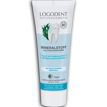 Logodent Mineralstoff Calcium Zahncreme (75ml)