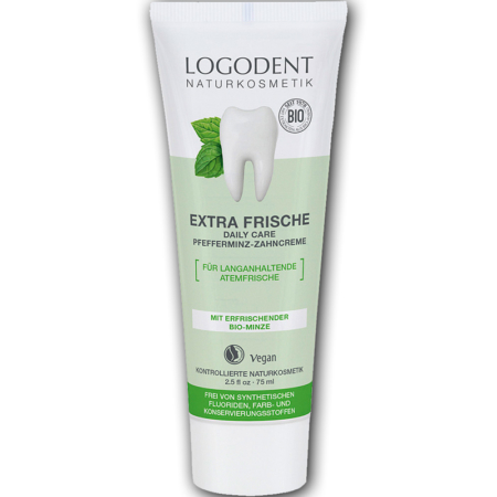 Logodent Extra Frische Daily Care Pfefferminz Zahncreme (75ml)