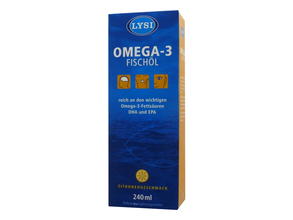 Lysi Omega-3 Fischöl (240ml) – Kräuterhaus Klocke