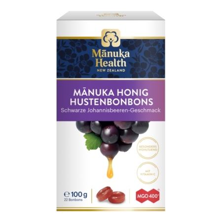 Manuka MGO400+ Lutschbonbons Schwarze Johannisbeere