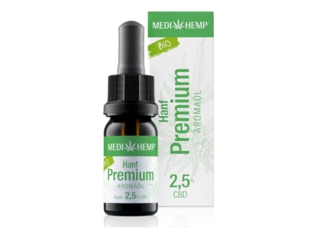 Medihemp Hanf Premium Aromaöl bio 2,5% (10ml)