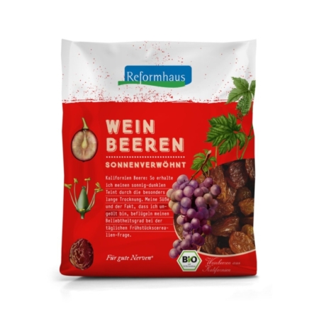 Reformhaus Weinbeeren ungeölt bio