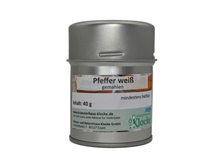 Pfeffer weiß gemahlen
