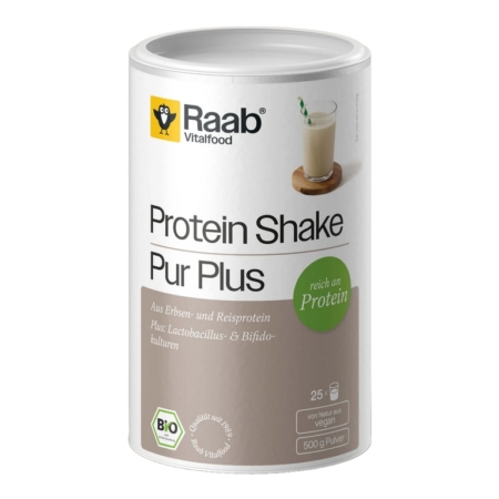Raab Bio Protein Shake Pur Plus Pulver (500 g)
