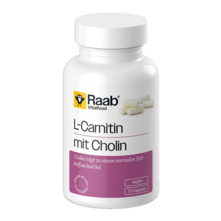 Raab L-Carnitin mit Cholin (75 Kapseln)