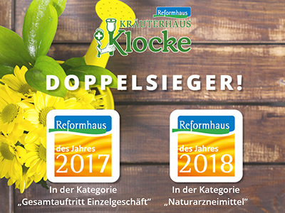 Reformhaus des Jahres - das Double