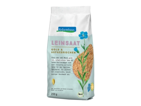 Reformhaus Leinsaat gold aufgebrochen bio (200g)