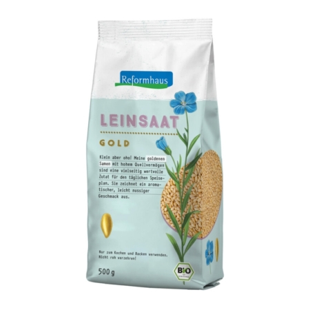 Reformhaus Leinsaat gold ganz bio (500g)