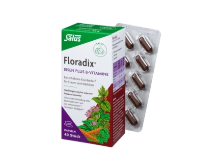 Salus Floradix Eisen plus B-Vitamine (40 Kapseln)