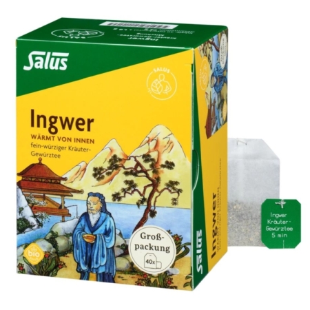 Salus Kräuter-Gewürztee-Mischung Ingwer bio (40 Filterbeutel)