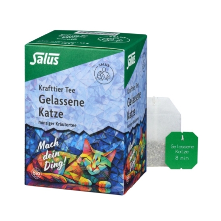Salus Krafttier Tee Gelassene Katze bio (15 Filterbeutel)