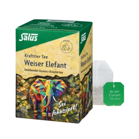 Salus Krafttier Tee Weiser Elefant bio (15 Filterbeutel)