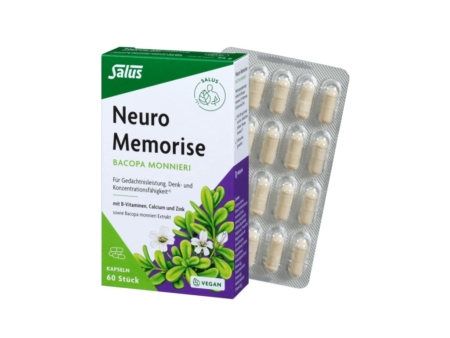 Salus Neuro Memorise Bacopa monnieri Kapseln (60 Stück)