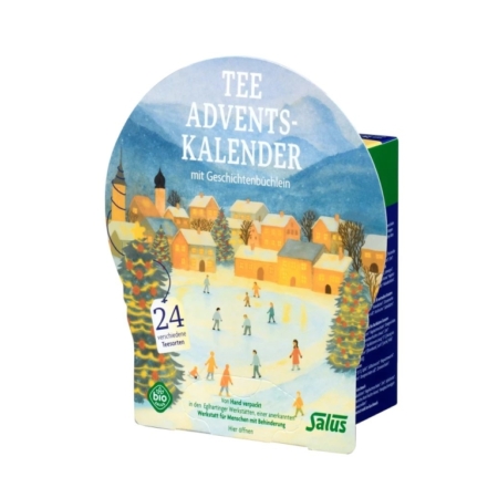 Salus Tee Adventskalender bio mit Geschichtenbüchlein 2026