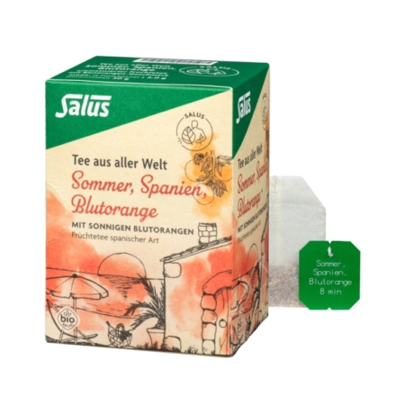 Salus Tee aus aller Welt Sommer, Spanien, Blutorange bio (15 Filterbeutel)