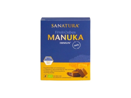 Sanatura FruitCubes Bio Manuka Immun* (12 Stück)