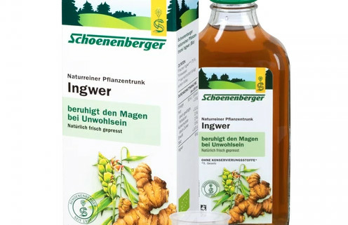 Schoenenberger naturreiner Pflanzentrunk Ingwer bio