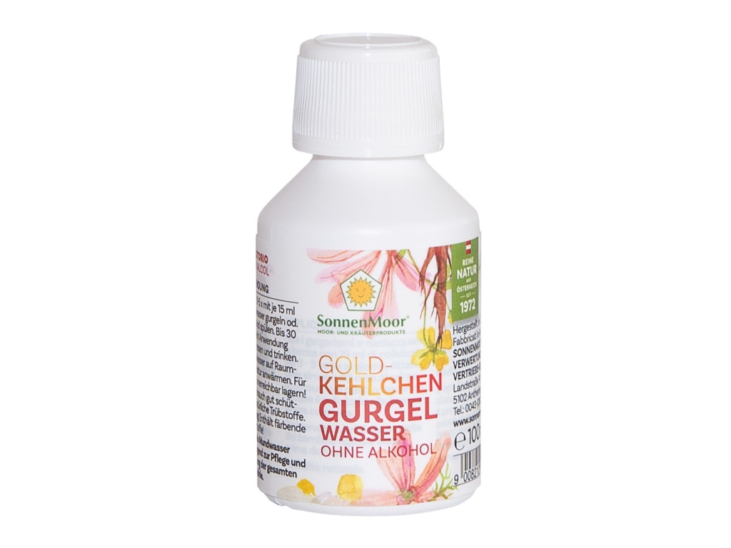 SonnenMoor Gurgelwasser ohne Alkohol (100 ml) – Kräuterhaus Klocke
