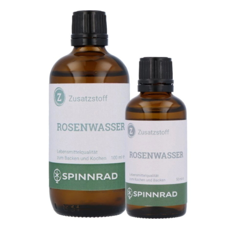 Spinnrad Rosenwasser zum Backen und Kochen (50ml)